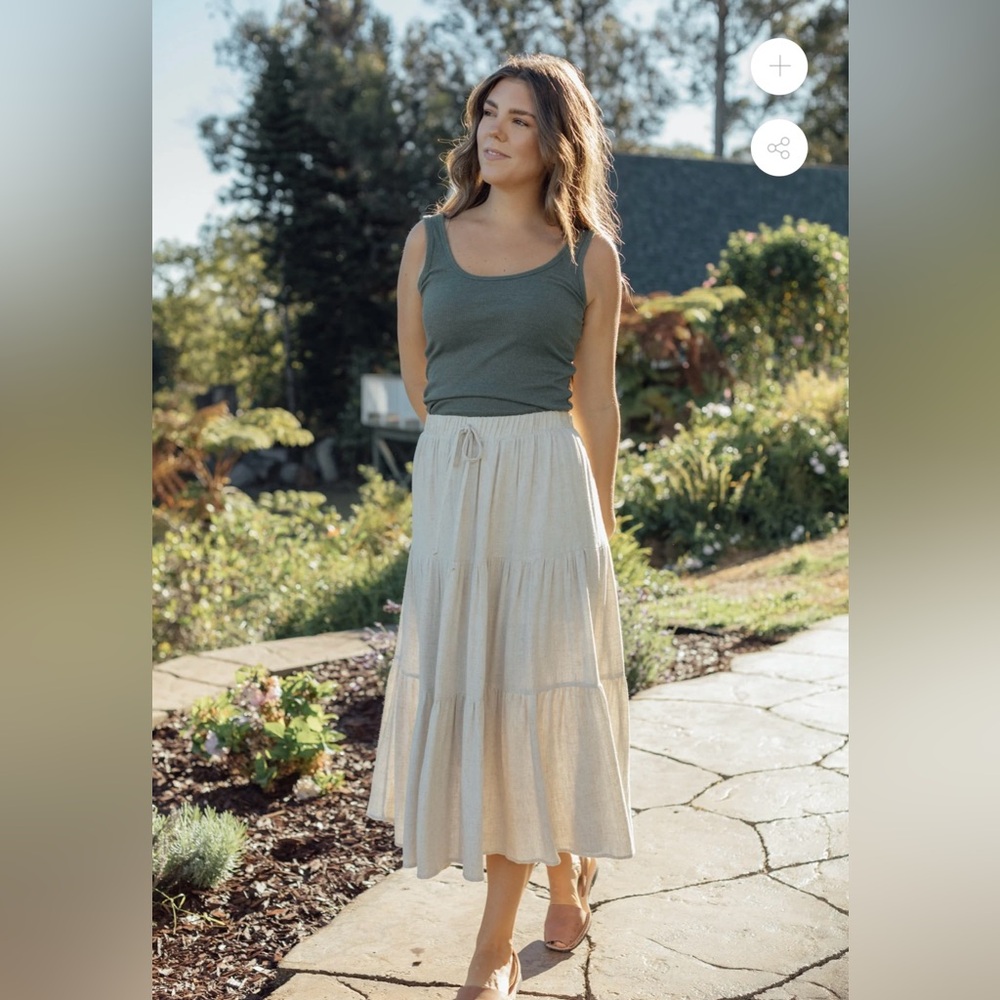 Neuflora skirt - Cream - Picture 3 of 10